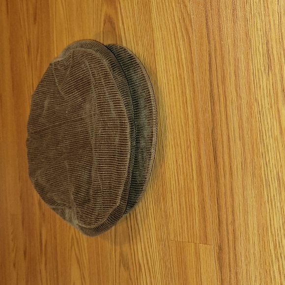 Corduroy Brown Paperboy Cap - Picture 6 of 6